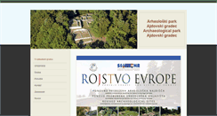Desktop Screenshot of ajdovski-gradec.com